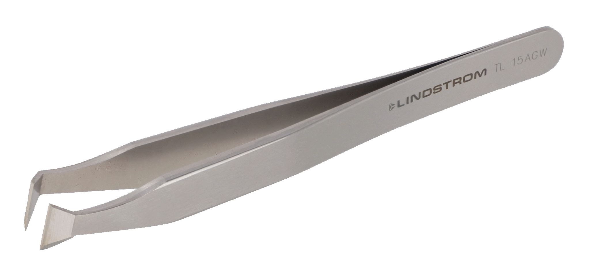 Lindstrom 115in Stainless Steel Angled, Cutting Tweezer