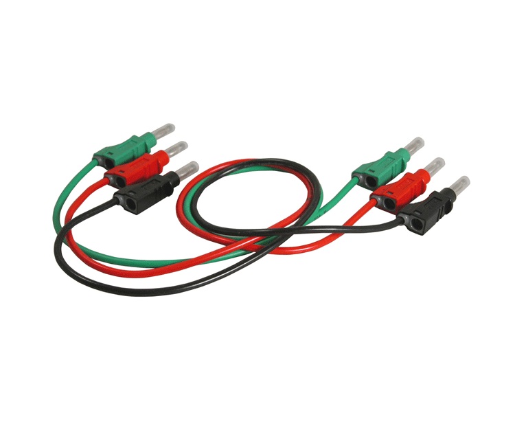 BK Precision 50 cm Stacking Retractable Sleeve Plug Output Cable Kit for Use with Model 8540 DC Electronic Load