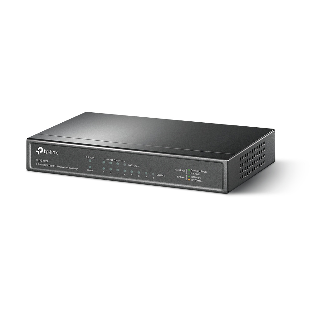 TP-Link Unmanaged 8 Port Ethernet Switch Power Over Ethernet
