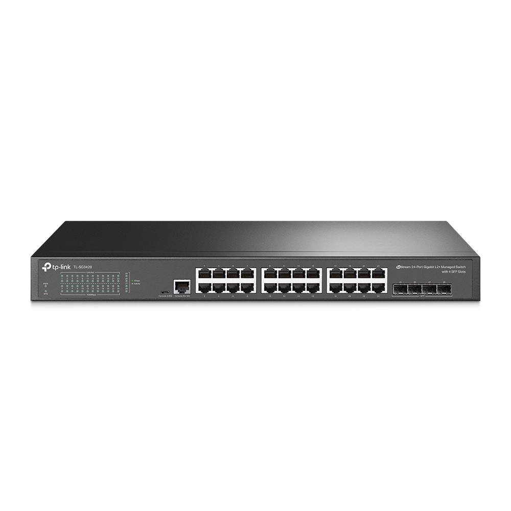 TP-Link TL-SG3428 Managed 24 Port Network Switch Power Over Ethernet