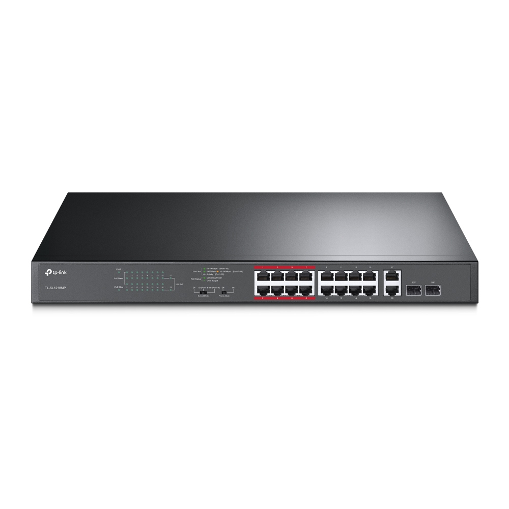 TP-Link Unmanaged 16 Port Ethernet Switch Power Over Ethernet