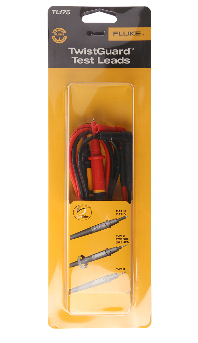 tl175 Fluke TL175 Test Lead Kit, CAT III, CAT IV, 10A