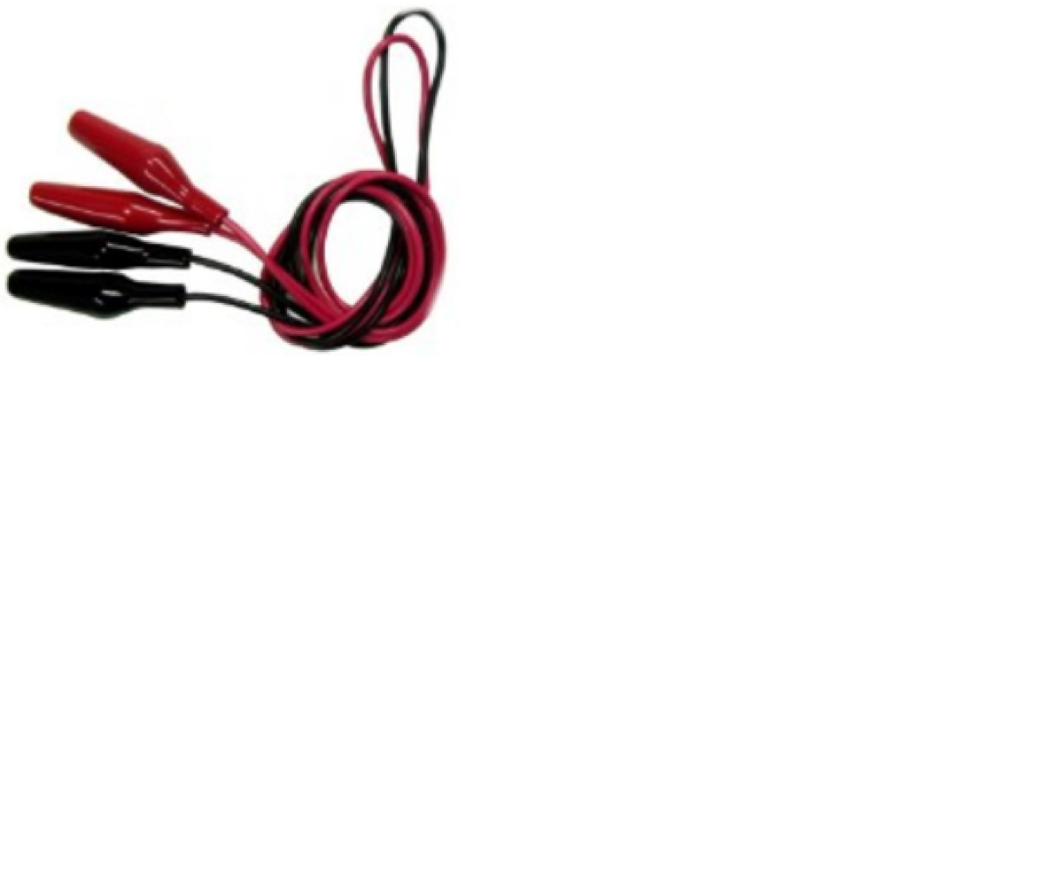 Teishin Electric Crocodile Clip Lead, Red, Black, 1 m Lead Length