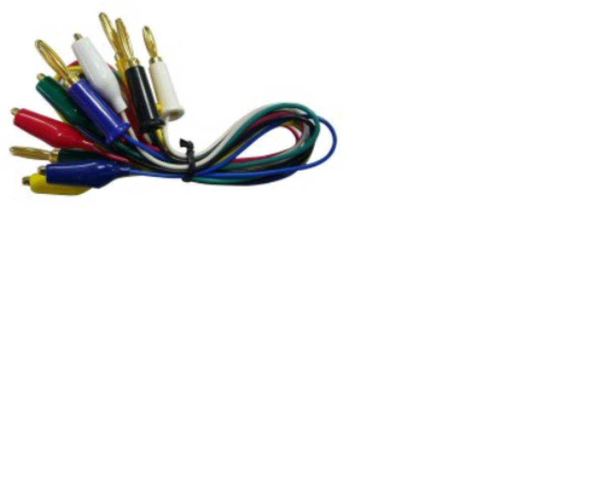 Teishin Electric Crocodile Clip Lead, 500 mm Lead Length