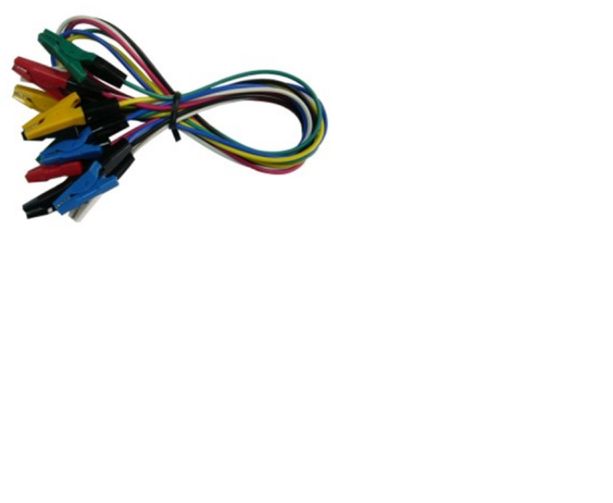 Teishin Electric Crocodile Clip Lead, 500 mm Lead Length
