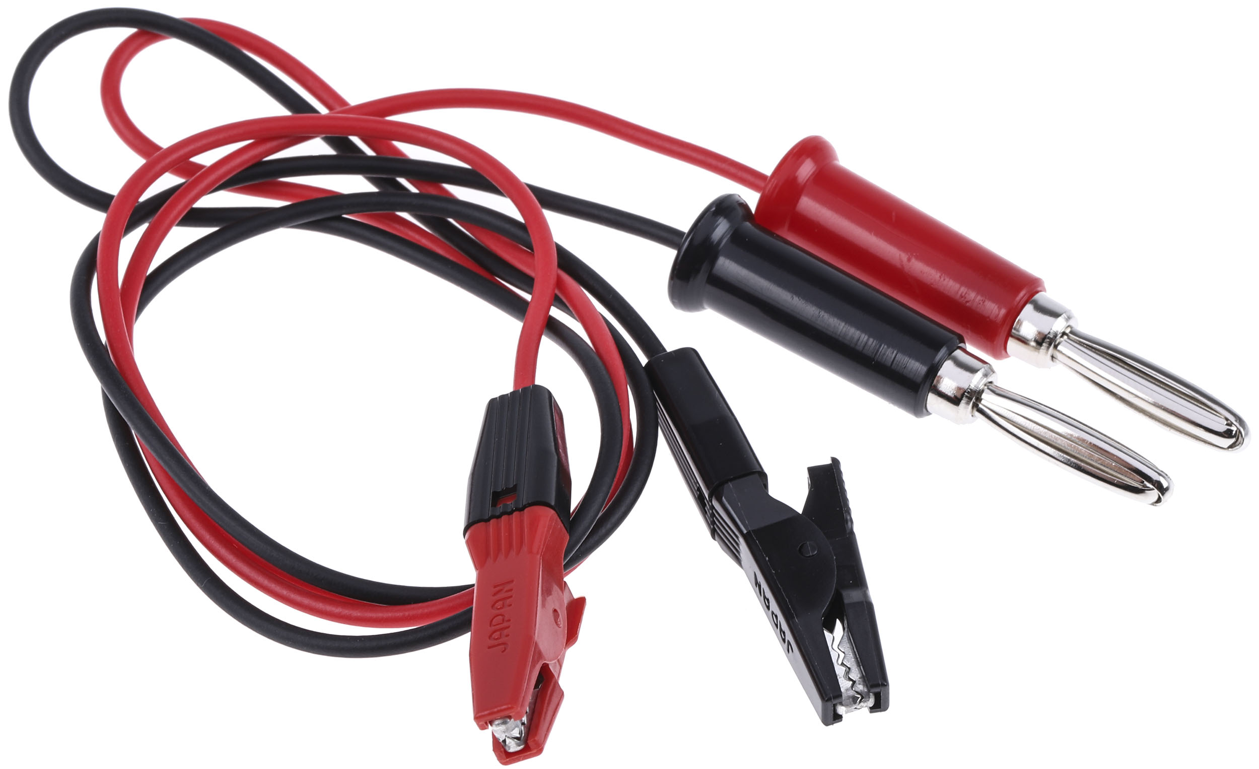 tla-26 Teishin Electric Crocodile Clip Lead, Black, Red, 500 mm Lead Length