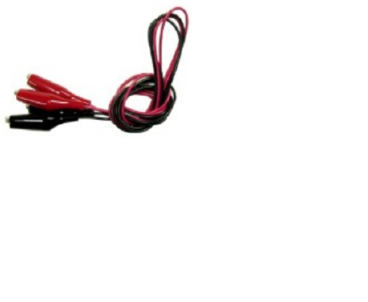 Teishin Electric Crocodile Clip Lead, Red, Black, 1 m Lead Length