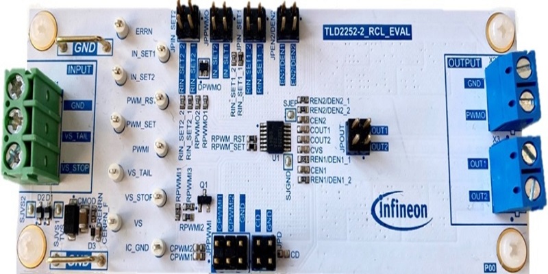 Infineon TLD22522RCLEVALTOBO1 TLD2252-2_RCL_EVAL LED Driver Evaluation Board for TLD2252-2EP Rear cCombination Lamp