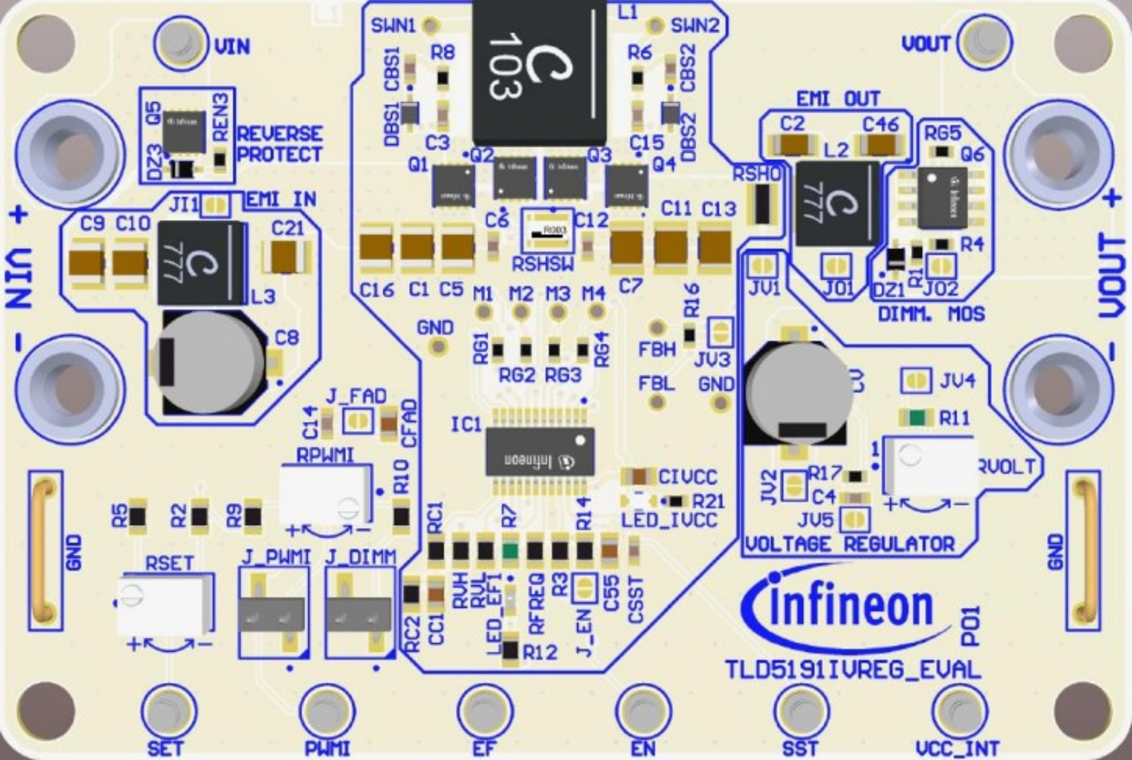 Infineon TLD5191IVREGEVALTOBO1