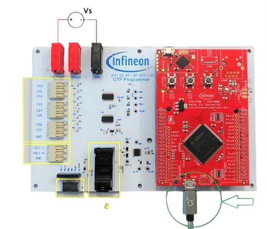 Infineon TLD700216OTPPRGTOBO1 TLD700216OTPPRGTOBO1 Evaluation Board for TLD7002-16 OTP PRG for TLD7002-16ES
