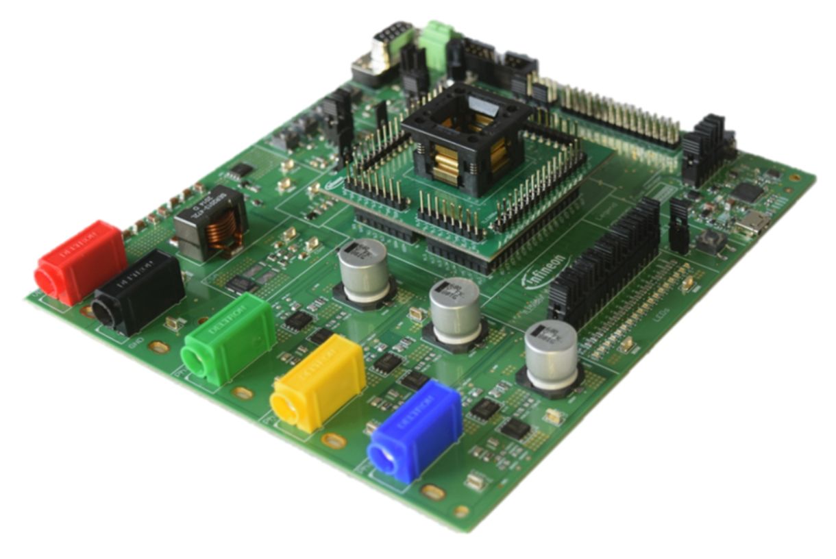 Infineon TLE989x EvalBoard with TQFP/LQFP Spring Socket v01_1 MCU Evaluation Board TLE989X EVALB_LQFP