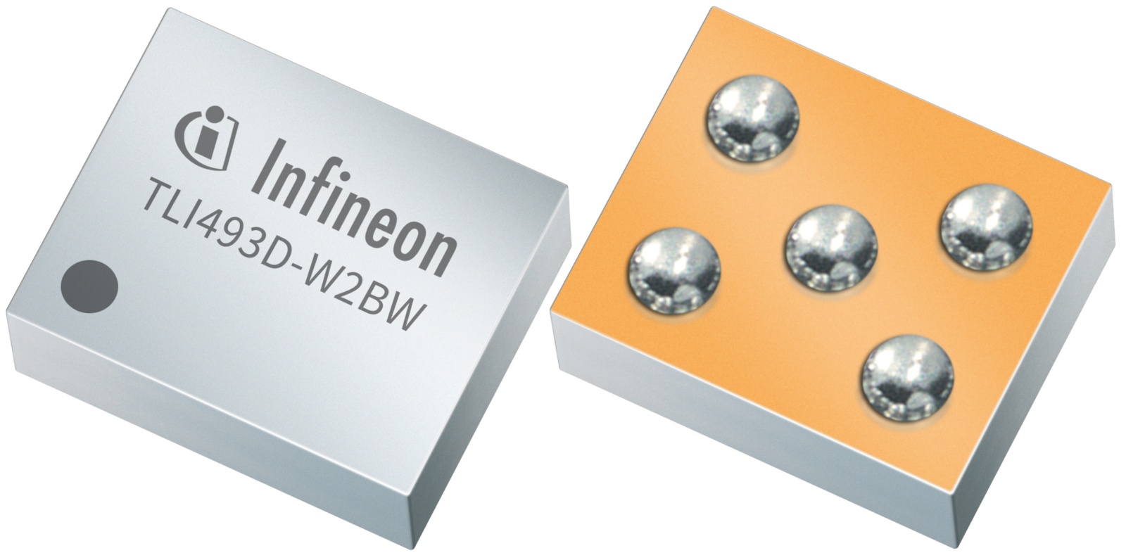 Infineon 3 Axis Surface Hall Effect Sensor 2.8 V 3.5V, I2C, SSOP-14, 5-Pin