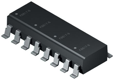 Isocom TLP521-4SM 4-Channel Optocoupler, Surface, 16-Pin Surface Mount