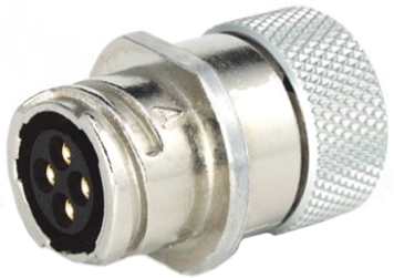 Toughcon Circular Connector, 4 Contacts, Cable, Standard Connector, Socket, Female, IP65, TM Series