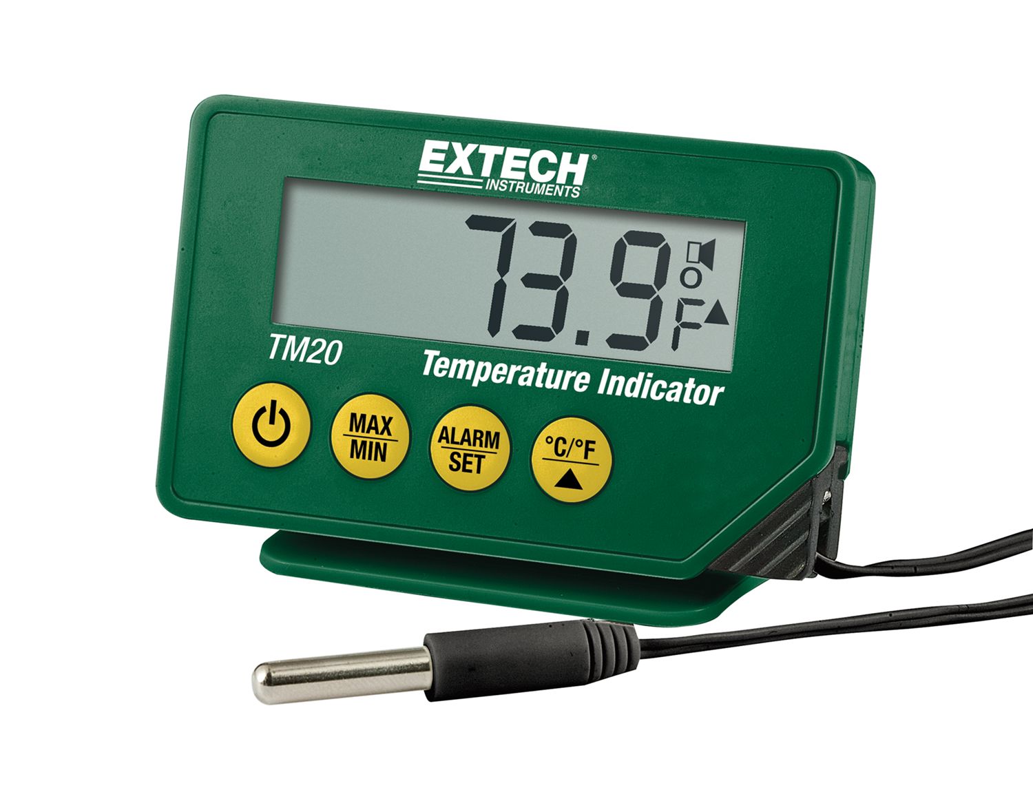 Extech TM20 Desk Digital Thermometer, Penetration Probe, 70 °C Max, ±1°C Accuracy