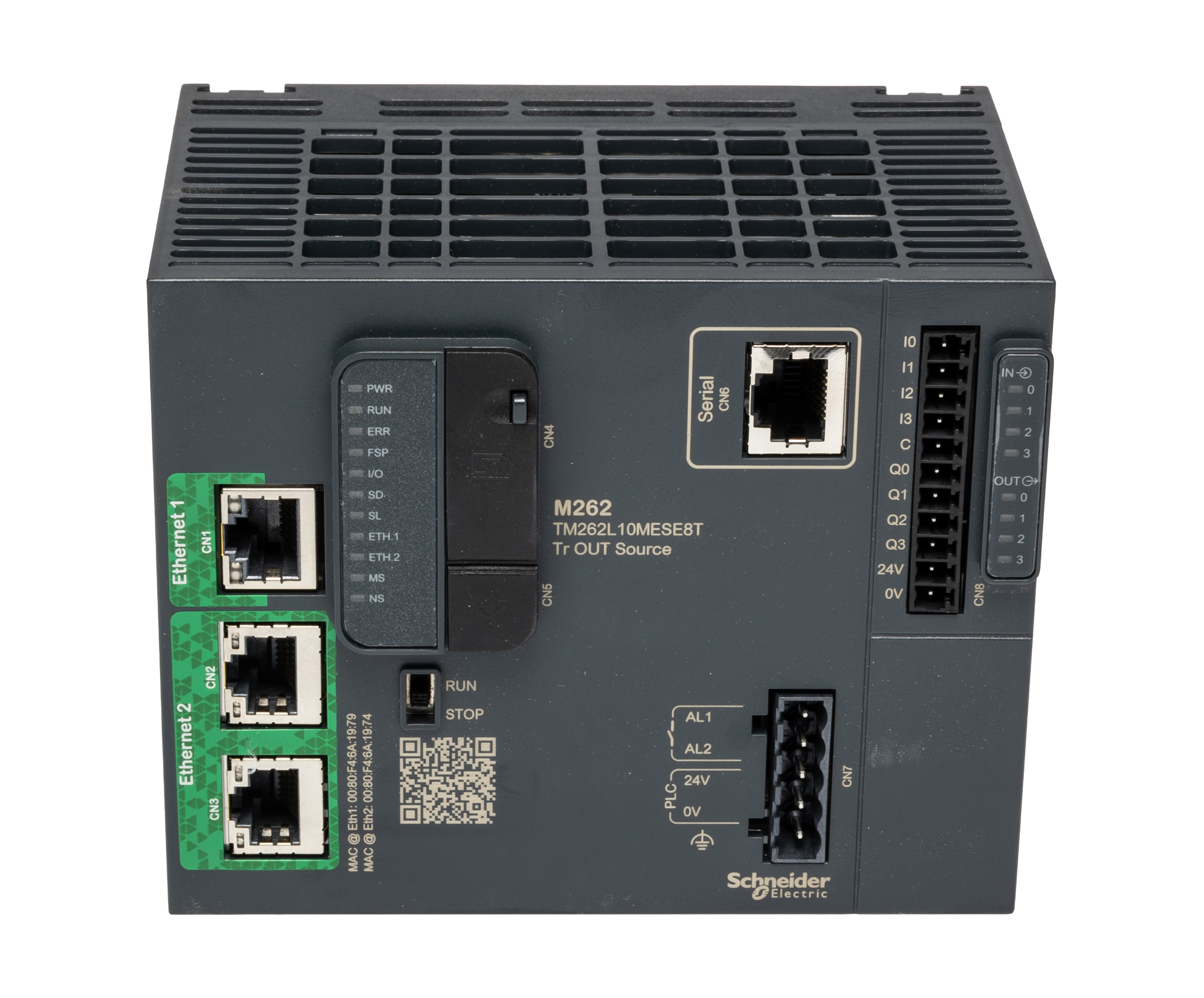 tm262l10mese8t Schneider Electric M262 Series Logic Controller, Transistor Output, 4-Input, Digital Input