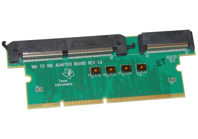 Texas Instruments TMDSADAP180TO100 Concerto, SDRAM SODIMM Evaluation Kit for C2000 Control Card for 100-Pin DIMM,