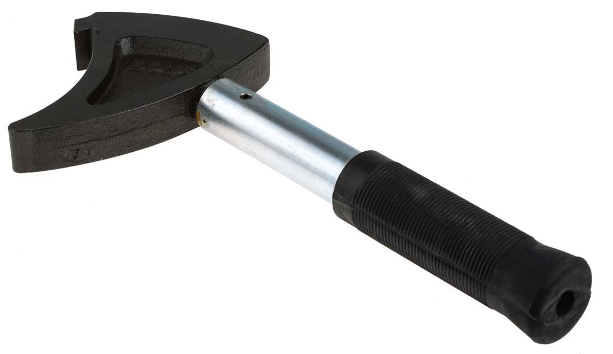 tmfn-23-30 SKF TMFN 23-30 190 mm Hook Spanner 300mm Phosphated Head with Galvanised Handle, Steel Handle, Spheroidal Cast Iron,