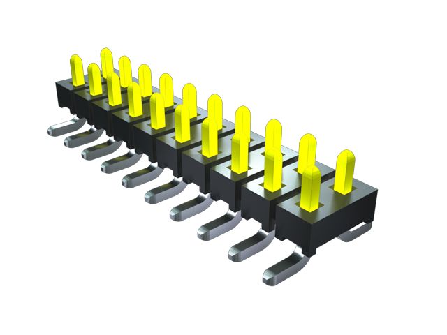 Samtec TMM Series Straight Through Hole Pin Header, 2 Contact(s), 2 mm Pitch, 2 Row, Unshrouded