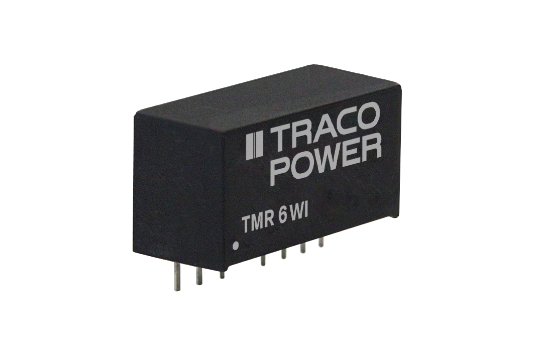 TRACOPOWER TMR 6WI DC/DC Converter, 12V dc/ 500 mA, 36V dc Input, 9V Input 6 W, Through Hole, 84 °C Max Temp -40 °C Min