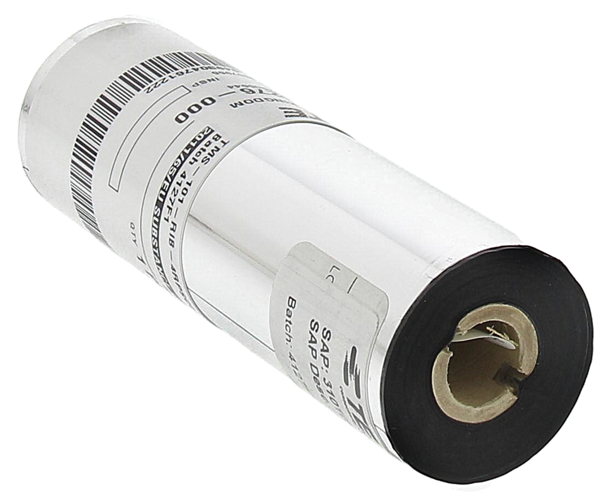 TE Connectivity TMS-101-RIB-4RPSCE Black Label Printer Ribbon, 50.8 mm Width