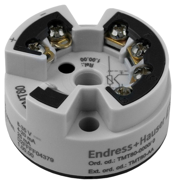 Endress+Hauser TMT80 Temperature Transmitter PT100 Input, 85 °C, -40 °C