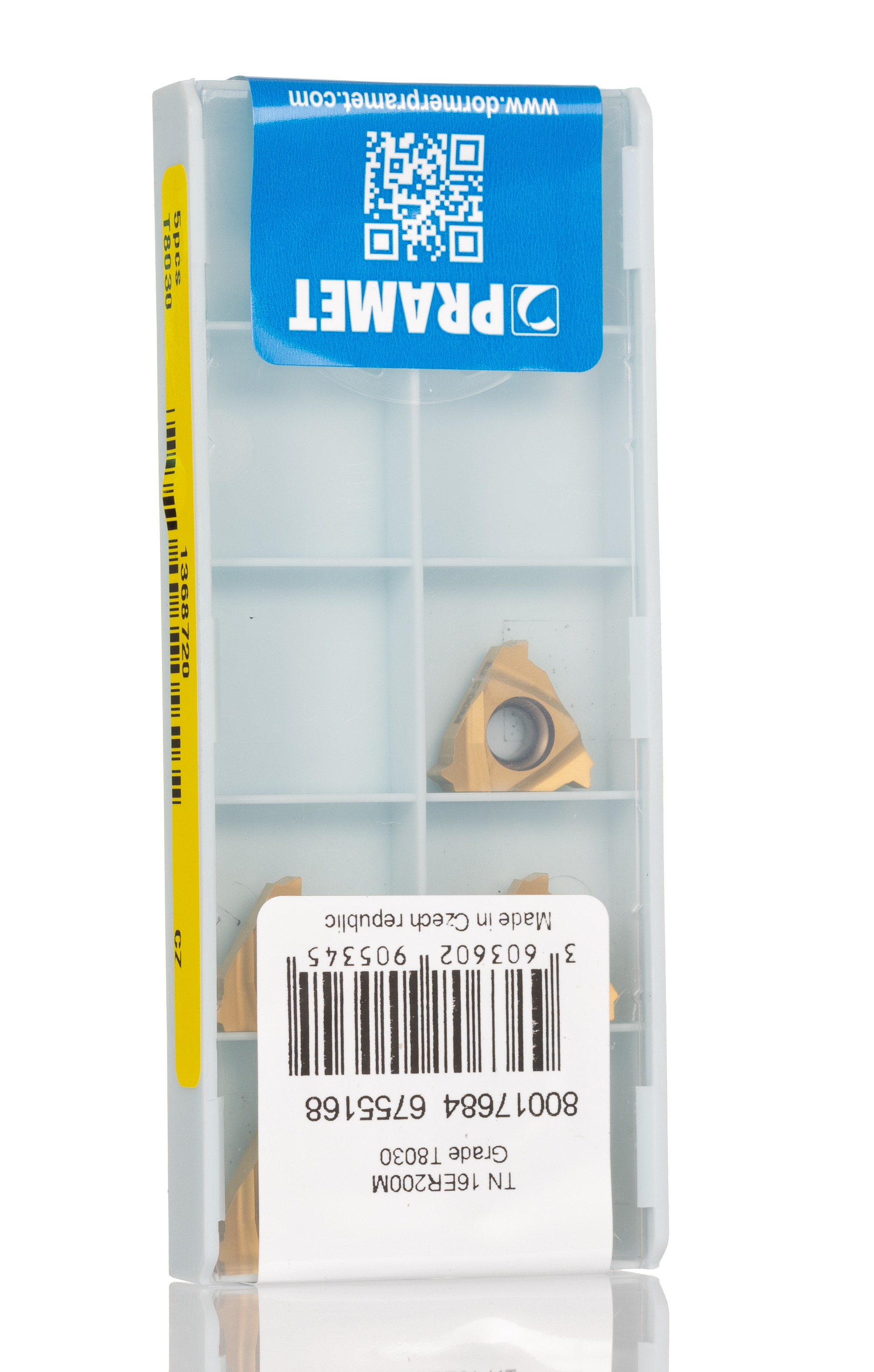 Pramet, 3.47 mm Height, 90 ° Approach, 16.5 mm Length