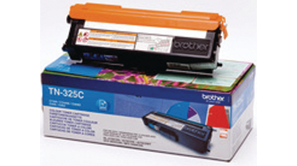 Brother TN-325C Cyan Toner Cartridge, HL4140CN, MFC9460CDN, DCP9270CDN, DCP9055CDN, MFC9970CDW, HL4570CDWT, HL4570CDW,