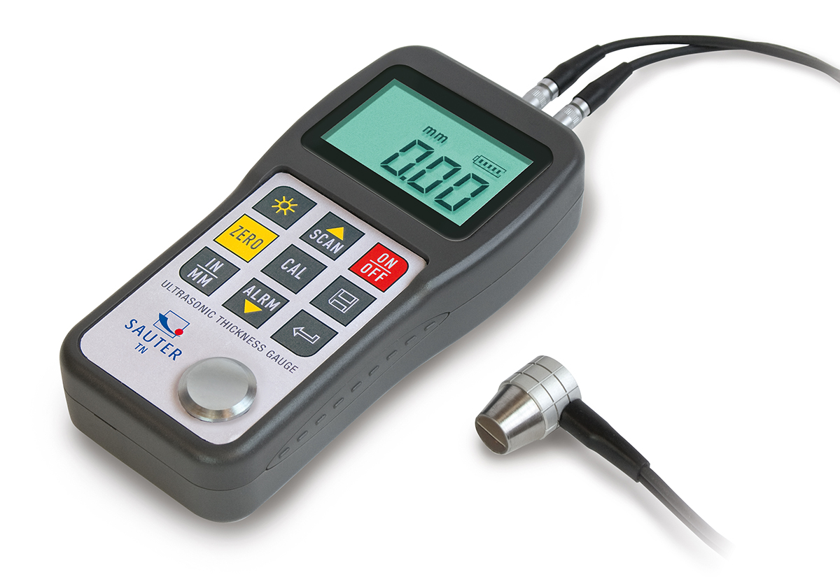 Sauter  TN 80-0.1 US  Thickness Meter 0.75 mm - 80 mm ±0.01 % Accuracy, 0.1 mm Resolution, LCD Display