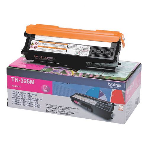 Brother TN325M Magenta Toner Cartridge, HL4150CDN, HL4570CDW, HL4570CDWT, MFC9970CDW, DCP9270CDN, HL4140CN, MFC9460CDN,