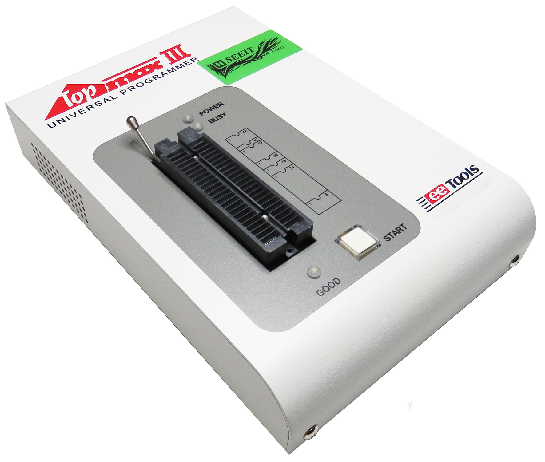 topmax-iii Seeit TOPMAX III Chip Programmer, Programmer for EPROM, EEPROM, PLD, SPI FLASH, DATAFLASH and Microcontrollers