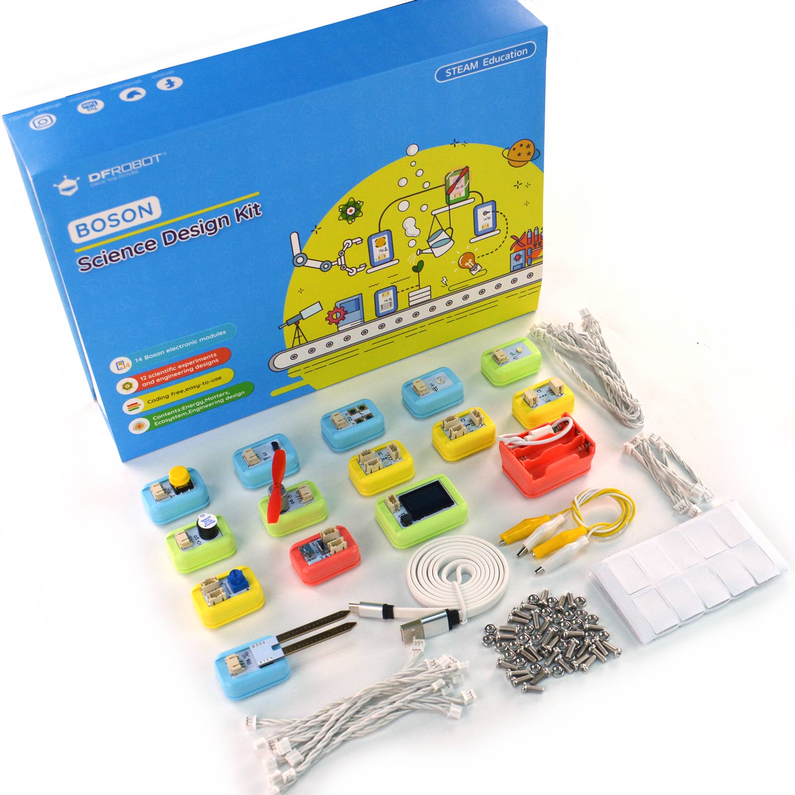 toy0136 DFRobot TOY0136 BBC Micro:bit Add-on DFRobot Boson Science Design Kit