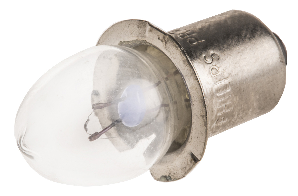 Wolf Safety Vacuum Replacement Torch Bulb, Bayonet, 2.4V, 500mA for T6
