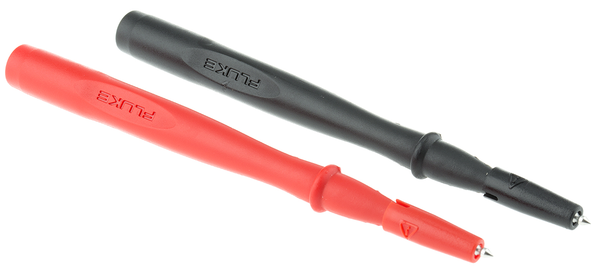 Fluke Test Probe, 2 mm Tip, 1 kV, 600V, 2 mm Socket, 10A