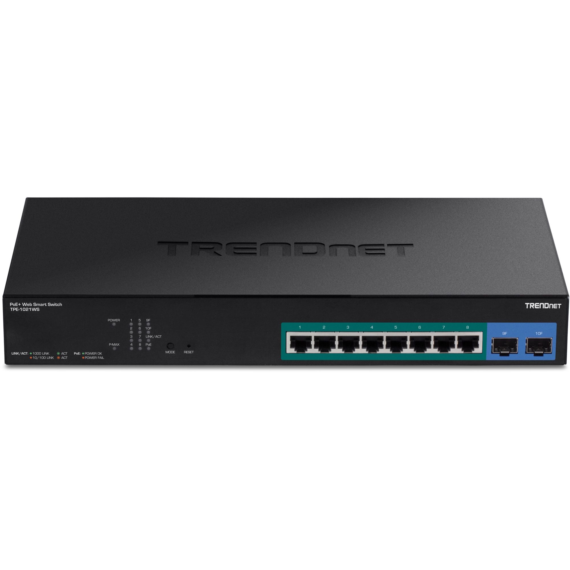 Trendnet TPE-1021WS Managed, Smart 10 Port Gigabit Switch Power Over Ethernet