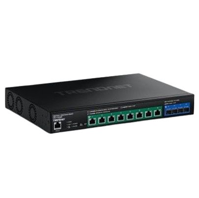 Trendnet TPE-7124SBF Smart, Managed 12 Port Network Switch Power Over Ethernet