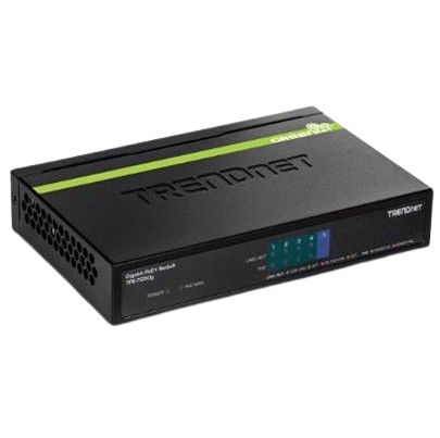 Trendnet TPE-TG50G Network 5 Port Gigabit Switch Power Over Ethernet