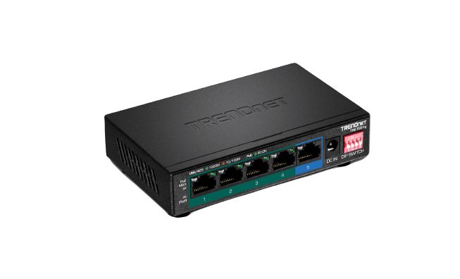 Trendnet TPE-TG51G Managed 5 Port Gigabit Switch Power Over Ethernet