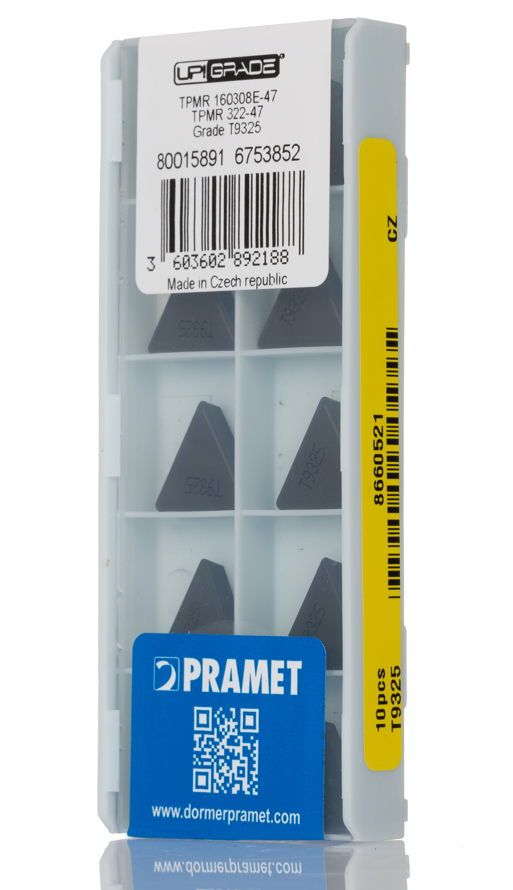Pramet, 3.18 mm Height, 16.5 mm Length