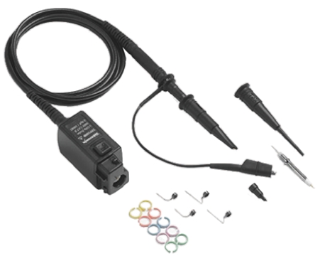 Tektronix TPP0 Series TPP0500B Oscilloscope Probe, Voltage Type, 500 MHz, 10:1, Hook Clip Connector