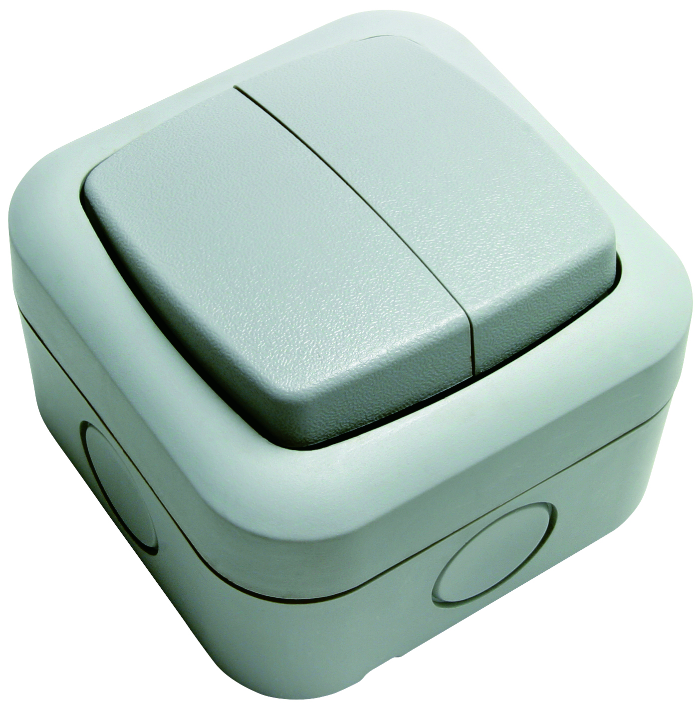Timeguard Grey, 2 Way Rocker, Bell Push, 2 Gang, Powerseal