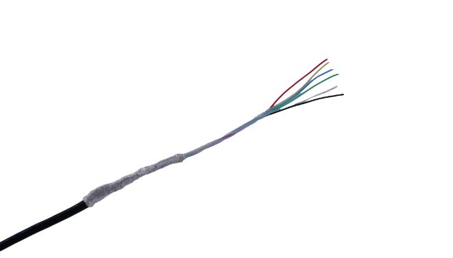 MICROWIRES TPU-2819, 50 m 6 Core Power Cable, Black Thermoplastic Polyurethane 75 °C