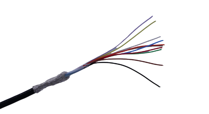 MICROWIRES TPU-3019, 50 m 10 Core Power Cable, Black Thermoplastic Polyurethane 75 °C