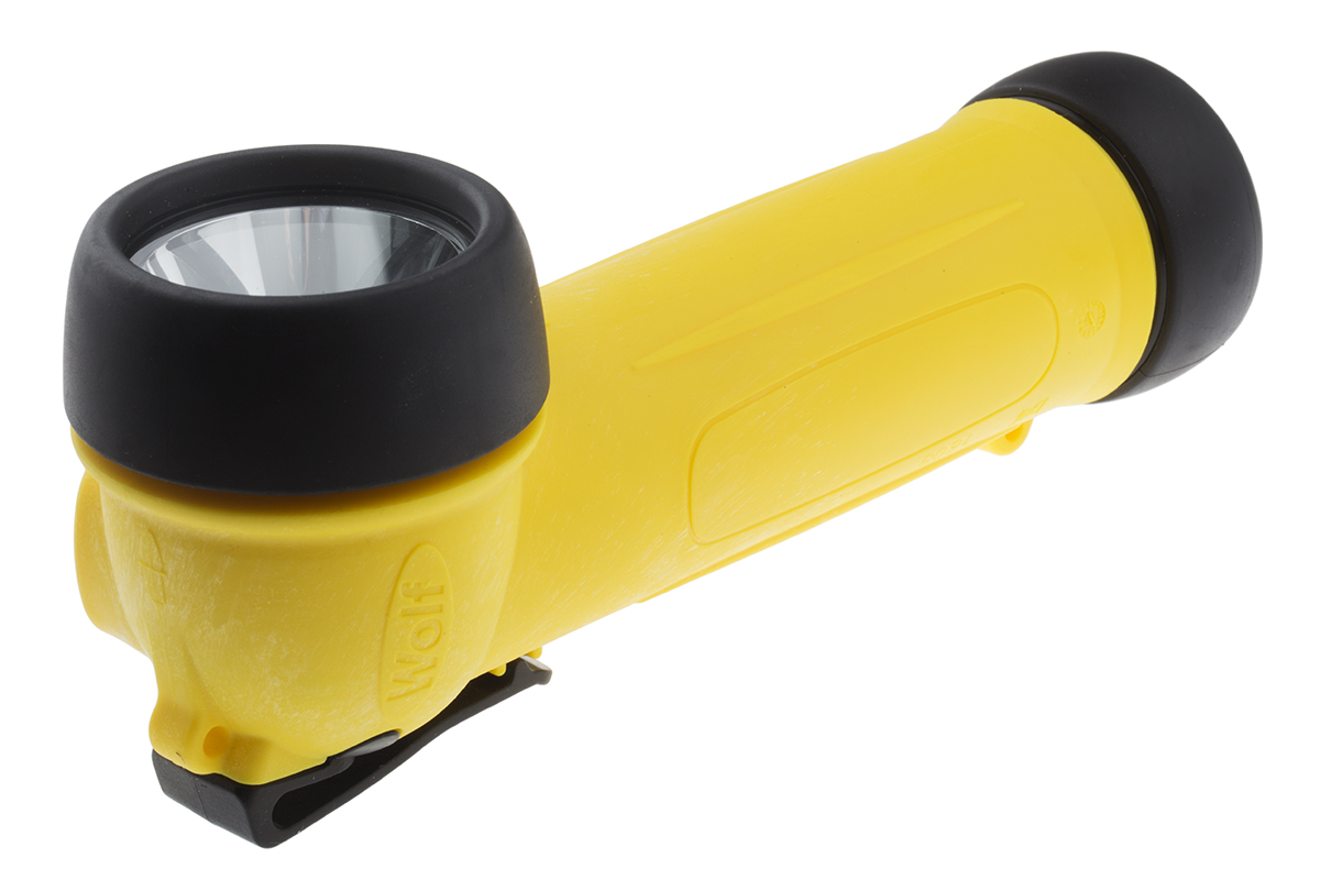 Wolf Safety IECEx/ATEX Xenon Torch Yellow 11.4 lm, 195 mm