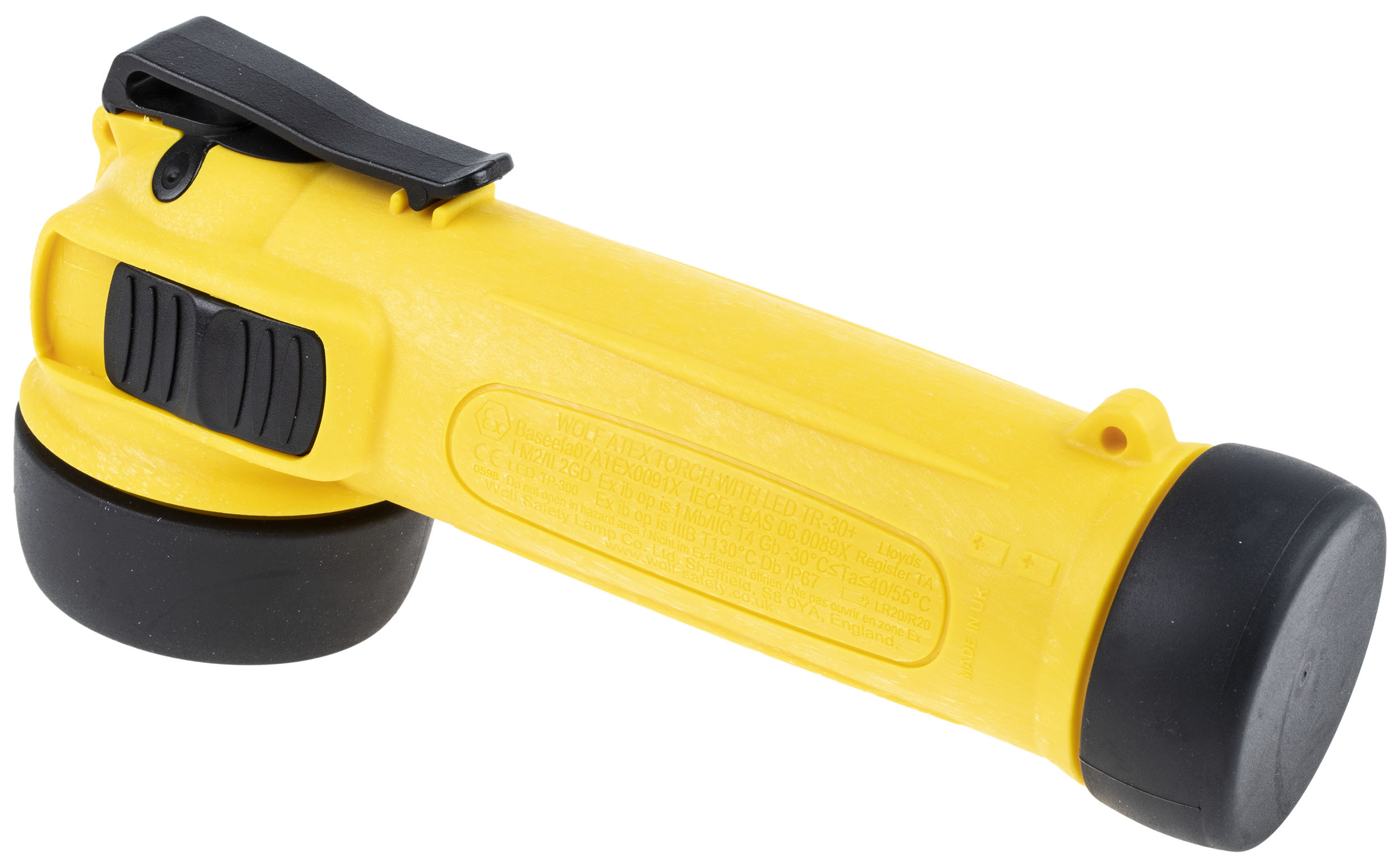 tr-30 Wolf Safety IECEx/ATEX LED Torch Yellow 130 lm, 195 mm