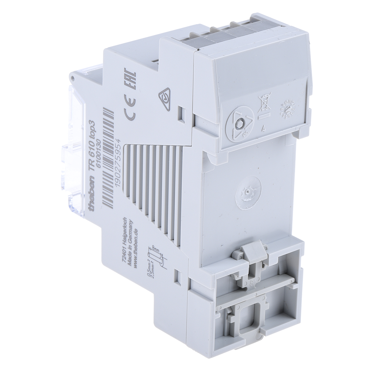 tr610-top3 Theben Digital TOP3 DIN Rail Time Switch, 1-Channel 230 V ac