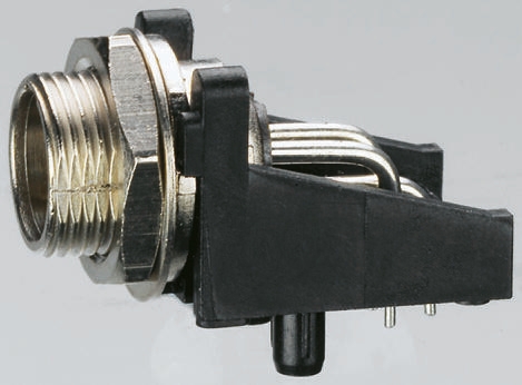 Switchcraft Surface XLR Connector, Right Angle, 125V Male, 3 Way, Tin Plating