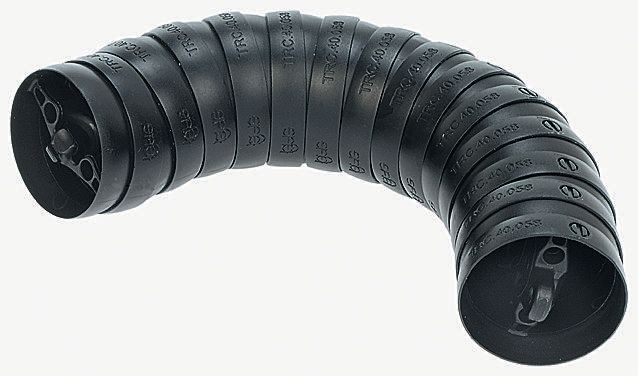 Igus TRC.70 Black, W81mm x D81 mm, L1 m, 110 mm Min. Bend Radius, Igumid NB