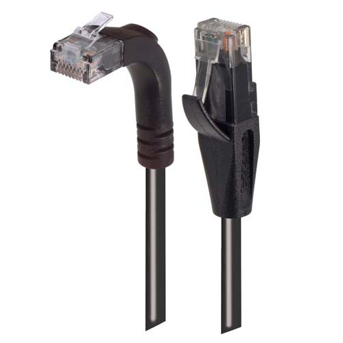 L-Com TRD, 30 ft Cat6 Cat6 Cable, Black Straight to Male RJ45 Male, Unshielded Polyvinyl Chloride Sheath