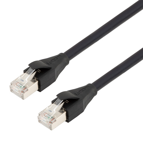 L-Com TRD, 5 m Cat7 Cat7 Cable, Shielded, Black Low Smoke Zero Halogen Sheath